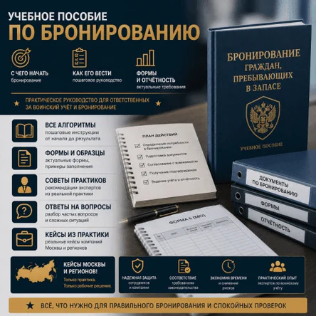 Бронирование в организациях, PDF, в электронном виде